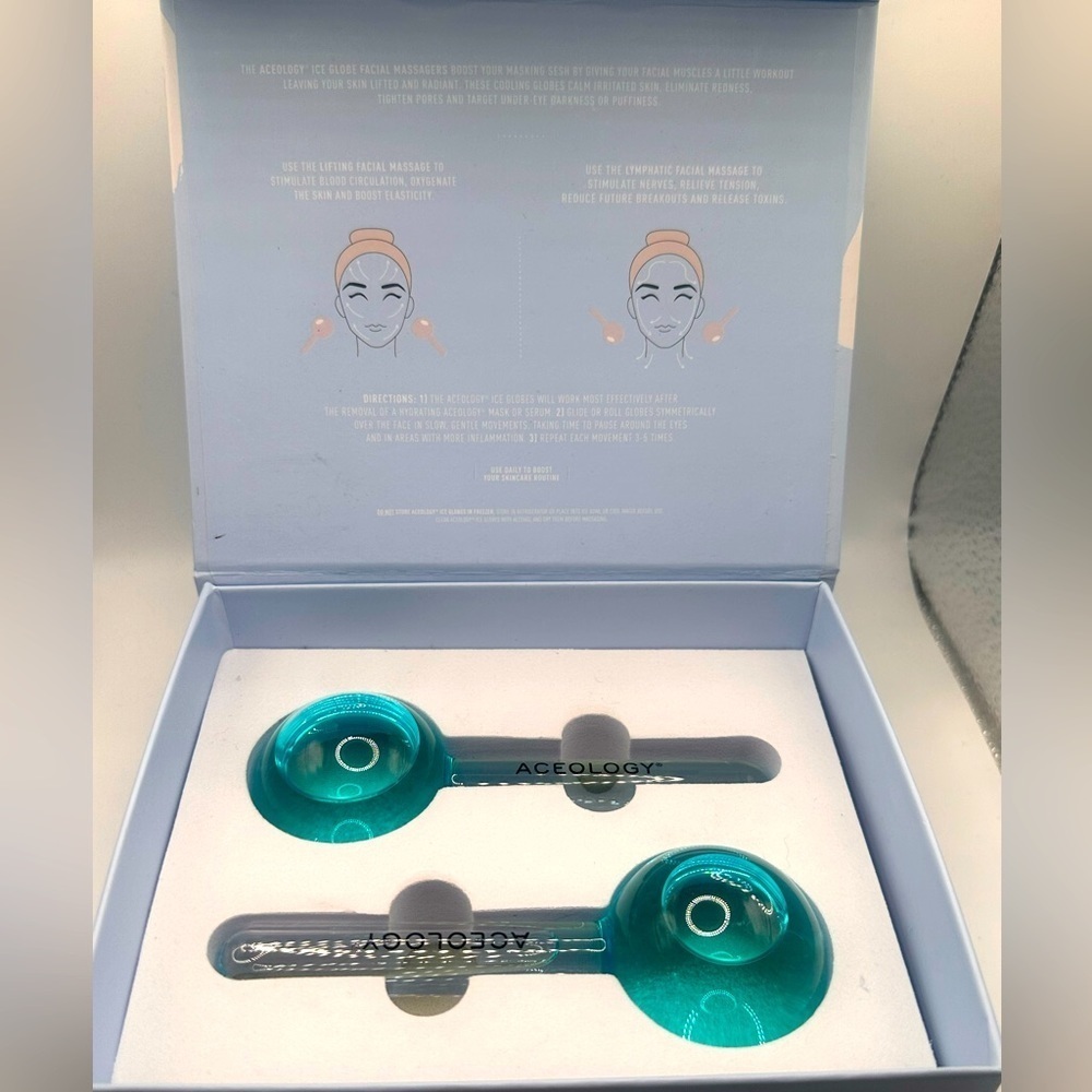 Aceology Blue Ice Globe Facial Massager - Picture 2 of 3